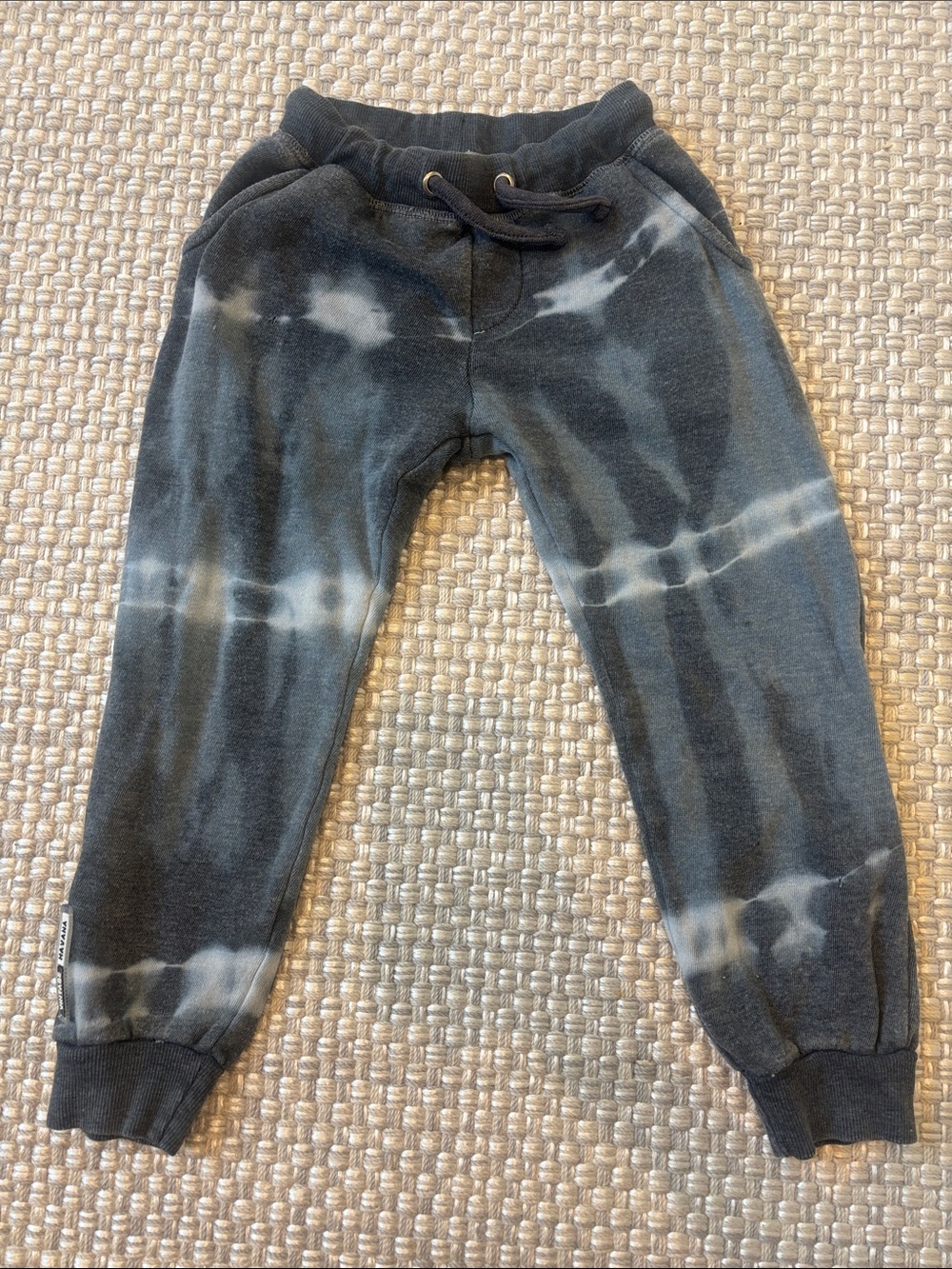 Vintage Havana Kids Charcoal Tie-Dye Joggers